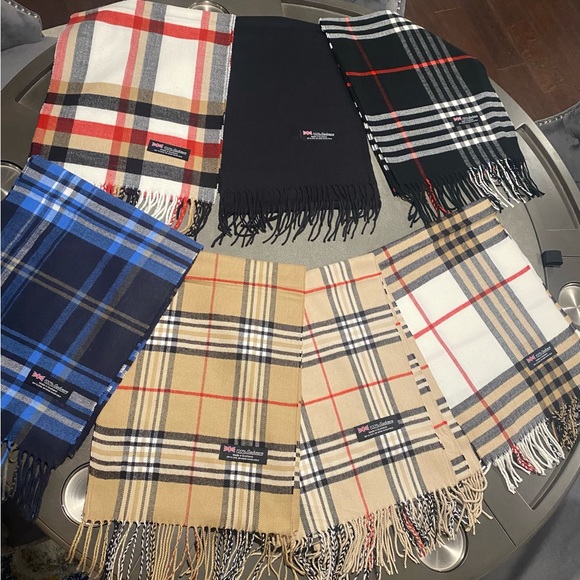 ✨SOLD OUT!✨NEW✨SALE✨UNISEX✨5⭐️ BOUTIQUE CHIC LUXURY 100% CASHMERE CLASSIC SCARF - Picture 6 of 12